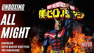 ALL MIGHT MY HERO ACADEMIA // BWFC SUPER MASTER STAR PIECE - TWO DIMENSIONS DE BANPRESTO! UNBOXING!