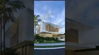 📐 Bold Modern Design | Angular Forms & Wood Slats Accent 🌲