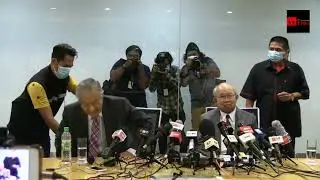 (((LIVE))) Sidang media bersama Tun Mahathir dan Tengku Razaleigh