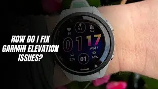 Как устранить проблемы с высотой Garmin?