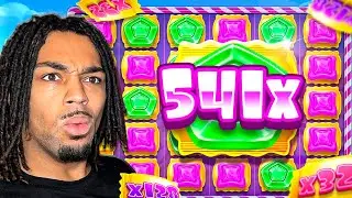 У нас был максимальный выигрыш на старте в игре Sweet Rush Bonanza! (мы все были в игре)