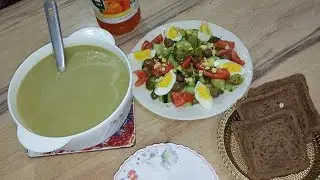 حساء و سلطة البروكلي 🥦 أطباق صحية و لذيذة في هاد البرد رووووعة 