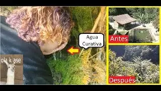 Bebiendo aguas curativas en AGUAS AMARGAS - Zunil Quetzaltenango GUATEMALA
