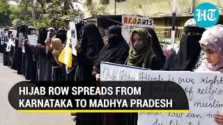 Hijab banned in Madhya Pradesh college; Move after protests by VHP women activists | Watch