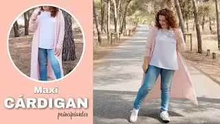 Cómo hacer un MAXI CARDIGAN Fácil y Rápido [Paso a Paso] || CHAQUETA LARGA