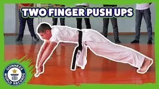 Two finger push ups - Guinness World Records