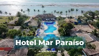 Hospedagem pé na areia em Arraial da Ajuda - Hotel Mar Paraíso