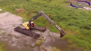 Escavadeira Anfíbia Flutuante - ICE do Brasil