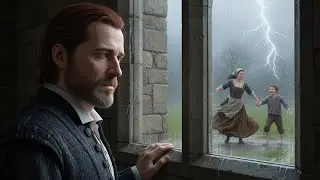DUKE WATCHED FROM THE WINDOW AS THE MAID PLAYED IN THE RAIN WITH HER LAME SON&hellip; AND HIS HEART MELTED