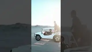Two Vehicles Traveling In The Desert #shorts