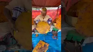 Amazing Rice Pitha of North Bengal &ndash; Pitha Cutting Process!! #shotrs #cuttingskills #foodie