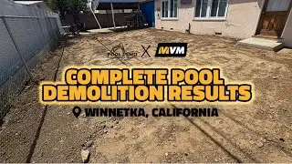 Complete Pool Demolition Results in Winnetka, California