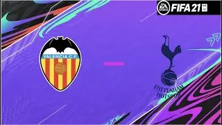 Gameplay Fifa 21 - Valencia CF - Spurs - Stadium Cup (Round 2)