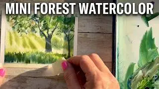 Watch Me Create a Mini Forest Scene Step by Step!