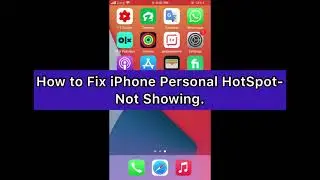 How to Fix iPhone Personal HotSpot Missing | Personal Hotspot Not Working after iOS 14 update