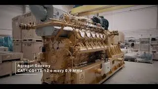 Agregat Gazowy CAT CG170-12 o mocy 0,999 MWe
