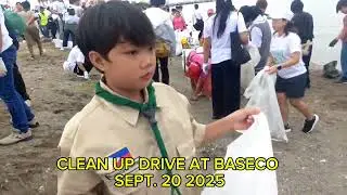 CLEAN UP DRIVE AT BASECO BEACH SEPT. 20 2025
