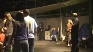 Hypno Dude falls flat on face