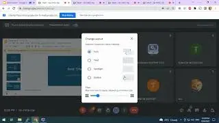 Change Layout View in Meet (Google Meet)