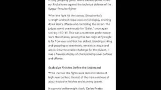 UFC history made in New York 