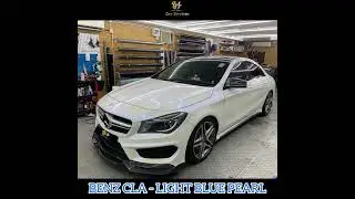 BENZ CLA Wrap in Light Blue Pearl (TECKWRAP) (8A CAR SERVICES)
