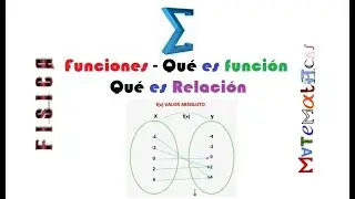 Qu&eacute; es funci&oacute;n - Qu&eacute; es Relaci&oacute;n | Introducci&oacute;n