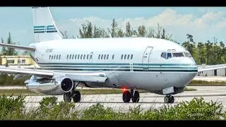 Boeing 737-200 N370BC and Piper Aztec with a Broken Ankle | Nassau Bahamas Plane Spotting