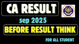 CA RESULT SEP 2025 || FOUNDATION, INTER AND FINAL SEP 2025