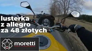 Moretti - Lusterka Motocyklowe Z Allegro Za 48 Złotych - Czy Opłaca Się Je Kupić?