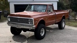 BRIANS AUTO CENTER: 1971 Chevrolet C10 Long Bed 4x4