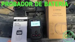 ANCEL BT310 PROBADOR DE BATERÍA y SISTEMA DE CARGA 