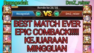 EPIC COMBACK!! BEST MATCH Rezagedak vs DmZ_reizer [ Kejuaraan Mingguan]