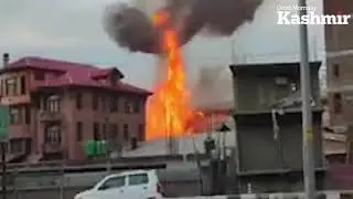 Three people injured in a gas cylinder explosion in Shalteng, Srinagar