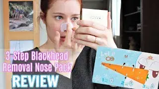 Trying a Korean 3-Step Blackhead Remover Nose Pack!  |  KBR  |  Tahlia Yoo