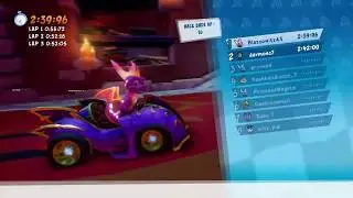 CTR Playing Spyro on Spyro circuit (funny glitch at the end)