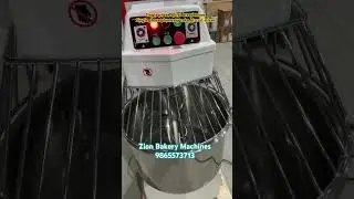 Single phase spiral bread bun puff rusk mixer singlephase planetary cake mixer #zionbakerymachines