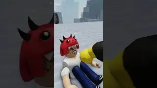 Dino Kid's older Brother destroys evil Dino Kid in 99 nights in the Forest