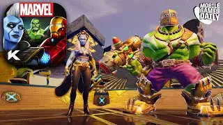 MARVEL REALM OF CHAMPIONS Global Launch First Look Gameplay (iOS, Android)