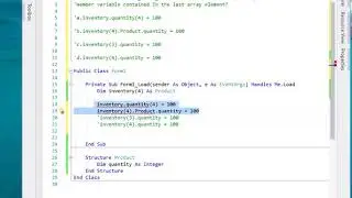 Assign structure array value