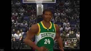 Игровой процесс NBA 2K2 на Xbox Series X (Dreamcast)