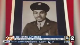 Delmar Davis honored as trailblazer after service as auxiliary firefighter
