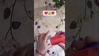 Satisfying flag bottle art ❤️🇮🇳❤️ #shorts #yt #viral #flag #satisfying