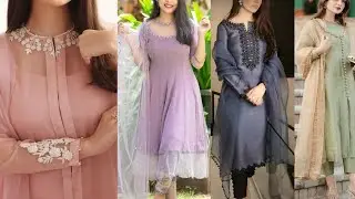 30+ plain organza dress designs |organza dress designs | organza suit ke design | tissue dress