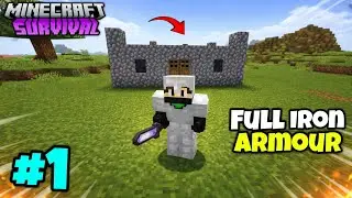 🔥Minecraft PE Survival Series in Hindi | Ep-1