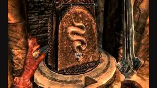 How to open Bleak falls Barrow first door! (Skyrim)