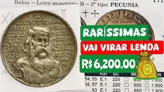 MOEDA 500 R&Eacute;IS 1932 (COLETINHO), &Eacute; A MAIS RARA, VALORES 2025.