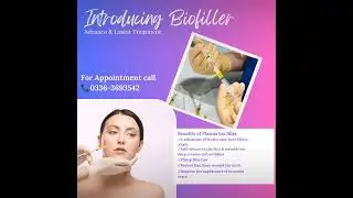 Introducing Now Biofillers the advance treatment to treat fine lines,wrinkles & acne scars.