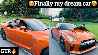 😍Finally My Dream Car🤩| GTR🔥|Sports car| Ajees❤️| international trip😻| Malaysia🇲🇾 |Ajsquad