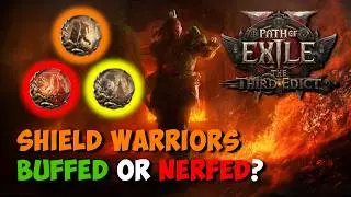 Will Shield Warriors Be STRONG in The Third Edict? | Path of Exile 2 Warrior Builds | Patch 0.3