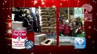 Harvest Hope's Share Your Holidays Food Drive Promo